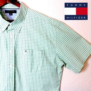 Tommy Hilfiger Green Plaid